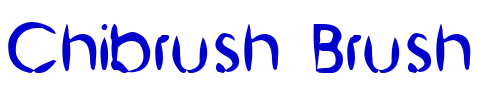 Chibrush Brush लिपि